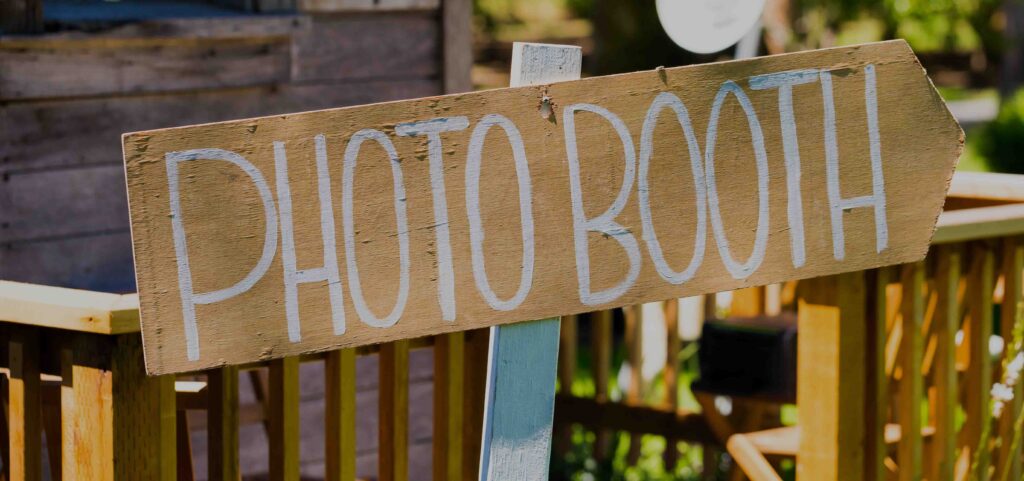 Fotobox Die Knipskiste im Einsatz auf einer Feier